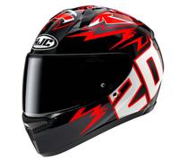 HJC C10 DIABLO - XXL - C10 DIABLO MC1 - NOIR/GRIS/ROUGE