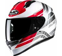 HJC C10 Hiper Casque, blanc/rouge/gris, Taille L (58/59)