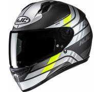 Casque Intégral HJC C10 Hiper Noir/Gris/Jaune FluoXS Noir,Gris,Jaune Fluo