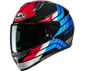 HJC C10 HIPER Integralhelm rot-blau MC21 L