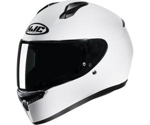 HJC C10 Solid Casque, Blanc, Taille XXS (52/53)