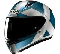 HJC C10 Tez Casque, bleu/blanc, Taille XXL (62/63)