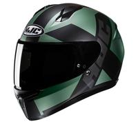 HJC C10 Tez MC4SF Casque Intégral Mat/Vert 3XS unisex multicolore