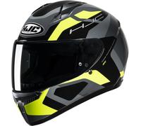 HJC C10 Tins Casque, noir/gris/jaune, Taille S (55/56)