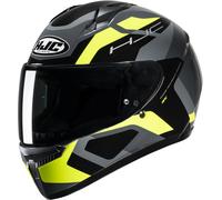 HJC C10 Tins Casque, noir-gris-jaune, taille XS 54 55 pour homme