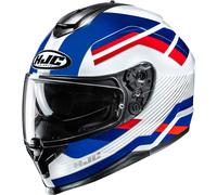 HJC C70N Belis Casque, blanc-rouge-bleu, taille S pour homme