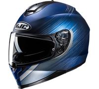 HJC C70N Sway Casque, bleu/argent, Taille S (55/56)