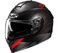 HJC C70N Sway Casque, noir/rouge, Taille L (58/59)