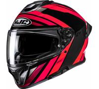 HJC C71 Faber Casque, noir/rouge, Taille XS (54/55)