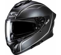 HJC C71 Quez Casque, Blanc/anthracite, Taille XS (54/55)