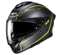 HJC C71 Quez MC3HSF Casque Intégral Mat/Noir/Jaune XS unisex