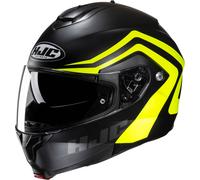 HJC C91N Nepos Casque, noir-jaune, taille M pour homme