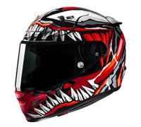 HJC Casque moto intégral RPHA 12 Maxi Venom MC1SF mat Rouge/Noir/Blanc/Anthracite Taille M unisexe