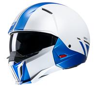 HJC Casque Jet Blanc/Bleu 2XL unisex