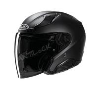 HJC CASQUE JET RPHA 31 AVEC VISIÈRE SEMI-TEINTÉE - XS - RPHA 31 - NOIR MAT VT