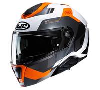 HJC Casque modulable i91 CARST Noir-Orange MC7 Taille S