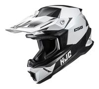 HJC, Casque Moto Cross C50 SLIDE White Black MC10SF, XS