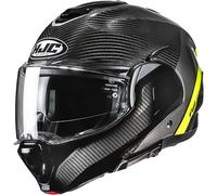 HJC F100 Carbon Stan Casque, noir-jaune, taille XL pour homme