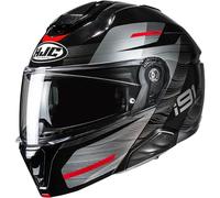 HJC Casque modulable i91 Dusk MC1 Anthracite/Noir/Rouge Gris 2XL Unisexe