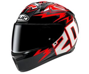 HJC, Casque Moto Intégral C10 Diablo Mask MC1, XS