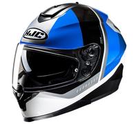 HJC C70N Alia Casque, noir-blanc-bleu, taille 2XL pour homme