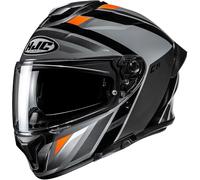 HJC, Casque Moto Intégral C71 FABER Grey Orange MC7, M