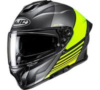HJC, Casque Moto Intégral C71 MORIX Grey Yellow MC3HSF, S