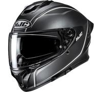 HJC C71 Quez Casque, noir-gris-blanc, taille S pour homme