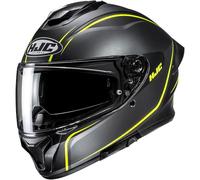HJC, Casque Moto Intégral C71 QUEZ Black Yellow MC3HSF, XL