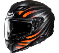 HJC F71 Zen Casque, noir-orange-argent, taille M pour homme