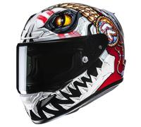 HJC, Casque Moto Intégral RPHA 12 KEPINA White/Red MC1, XL