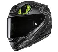 HJC, Casque Moto Intégral RPHA 12 TOOTHLESS II UNIVERSAL Black/Green MC4SF, M