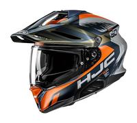 HJC RPHA 60 Quid Casque d’enduro, noir-orange-or-argent, taille S pour homme