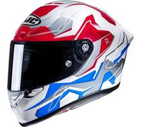 HJC, Casque Moto Intégral RPHA1 NOMARO Blanc / Rouge / Bleu MC21, S