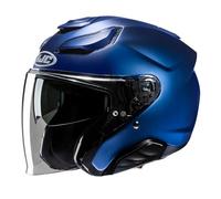 HJC, Casque Moto Jet F31 UNI Semi Mat Bleu Métal,