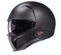 HJC, Casque Moto Jet i20 UNI Semi Mat Noir, XL, Blackmat