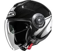 HJC, Casque Moto Jet i40N VISION Black White MC5, XXL
