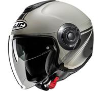 HJC, Casque Moto Jet i40N VISION Grey Black MC5SF, XL
