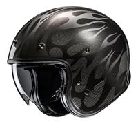 HJC V31 Firo Casque jet, noir-gris, taille XS 54 55 pour homme