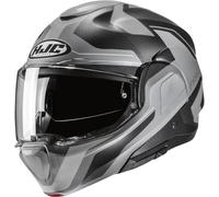 HJC F100 Bios Casque, Gris/Noir, Taille XS (54/55)
