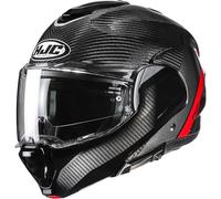 HJC, Casque Moto Modulable F100 CARBON STAN MC1, XS