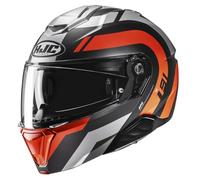 HJC i91 Arven Casque, noir/orange/argent, Taille XXL (62/63)
