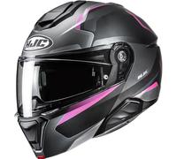 HJC Casque moto modulable i91 Felio MC8SF Noir XS