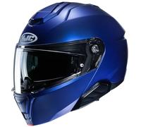 HJC, Casque Moto Modulable i91 UNI Semi Mat Bleu Métal, XL