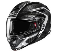 HJC Casque modulable RPHA91 Carbon Lagos Noir-Blanc MC5 XXL