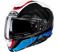 HJC RPHA 91 Rafino Casque, noir-blanc-bleu, taille L