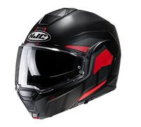 HJC i100 Beis Casque, noir-rouge, taille M pour homme