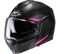 HJC Casque modulable i100 Beis MC8SF Mat/Noir/Rose XS unisexe