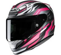 HJC RPHA 12 Dravix Casque, gris-blanc-rose, taille 2XS pour homme