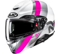 HJC Casque moto modulable RPHA 91 Fensh MC8 Blanc/Rose Taille S